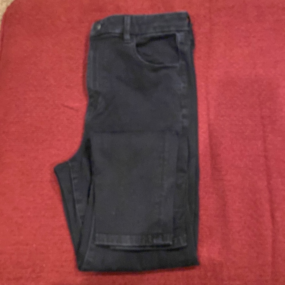 American Eagle stretch black jeans Sz 14 reg